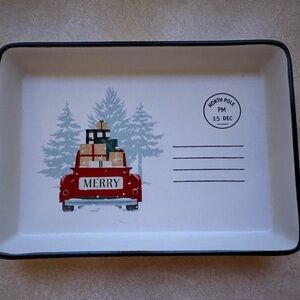 Hallmark Christmas Truck Postage Stamp Tray